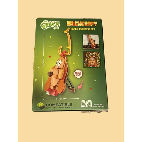 The Grinch, Max, Cindy Lou Brickcraft Brick Building Sets  3 SETS